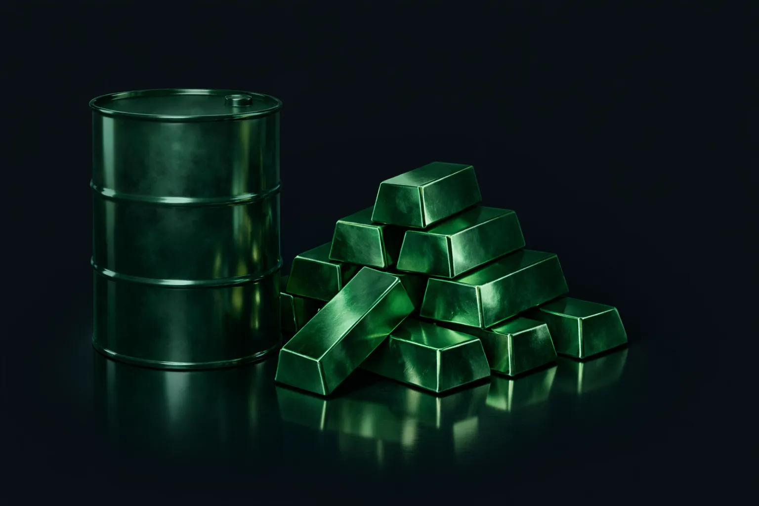 Commodities trading illustration